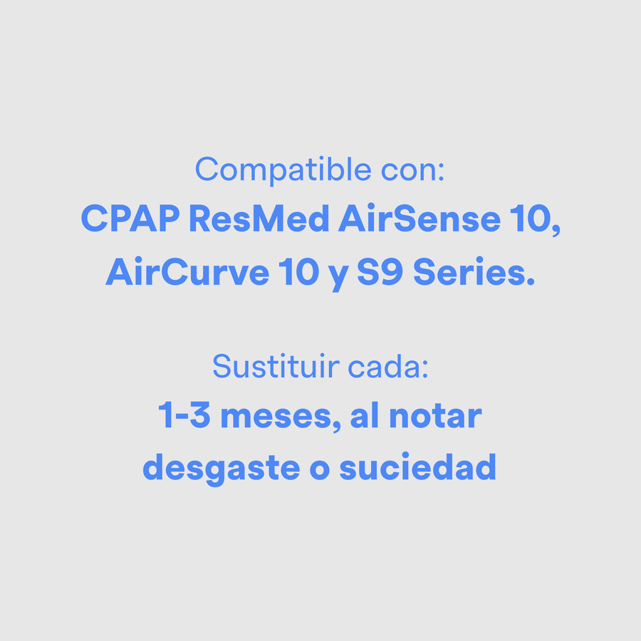 Filtros ResMed AirSense 10 y AirCurve 10 (3, 6, 12 piezas)